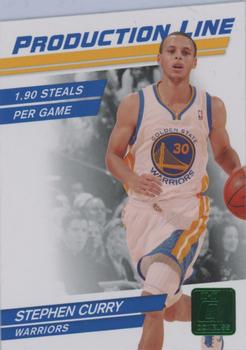 2010-11 Donruss - Production Line Die Cuts Emerald #79 Stephen Curry Front