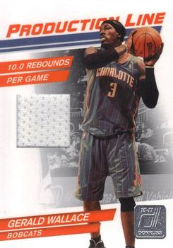 2010-11 Donruss - Production Line Materials #33 Gerald Wallace Front
