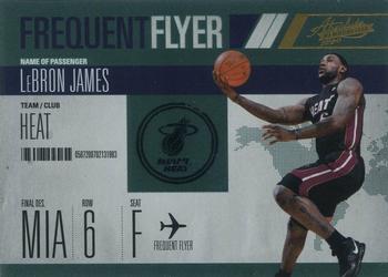 2010-11 Panini Absolute Memorabilia - Frequent Flyer #1 LeBron James Front