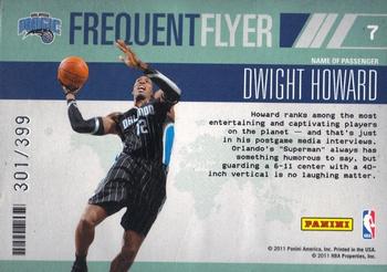 2010-11 Panini Absolute Memorabilia - Frequent Flyer #7 Dwight Howard Back