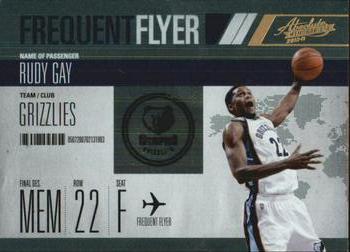 2010-11 Panini Absolute Memorabilia - Frequent Flyer #12 Rudy Gay Front