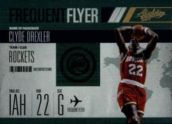 2010-11 Panini Absolute Memorabilia - Frequent Flyer #19 Clyde Drexler Front
