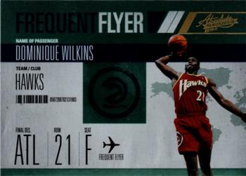2010-11 Panini Absolute Memorabilia - Frequent Flyer #20 Dominique Wilkins Front