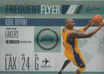 2010-11 Panini Absolute Memorabilia - Frequent Flyer Spectrum #2 Kobe Bryant Front