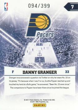 2010-11 Panini Absolute Memorabilia - Hoopla #7 Danny Granger Back
