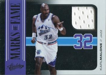 2010-11 Panini Absolute Memorabilia - Marks of Fame Materials #6 Karl Malone Front