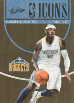 2010-11 Panini Absolute Memorabilia - NBA Icons #12 Carmelo Anthony Front