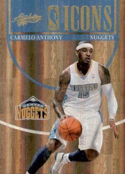 2010-11 Panini Absolute Memorabilia - NBA Icons Spectrum #12 Carmelo Anthony Front
