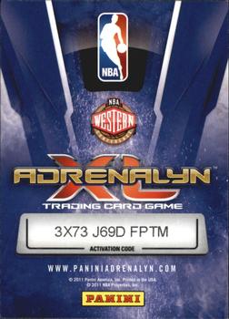 2010-11 Panini Adrenalyn XL #51 Al Harrington Back