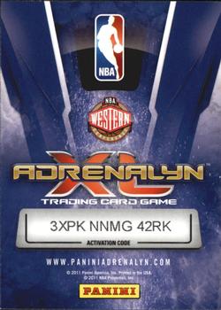 2010-11 Panini Adrenalyn XL #53 Carmelo Anthony Back