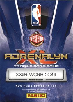 2010-11 Panini Adrenalyn XL #60 Ty Lawson Back
