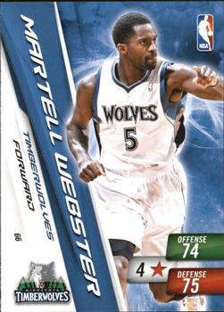 2010-11 Panini Adrenalyn XL #66 Martell Webster Front