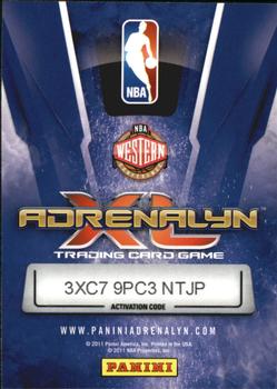 2010-11 Panini Adrenalyn XL #75 Greg Oden Back