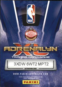2010-11 Panini Adrenalyn XL #80 Rudy Fernandez Back