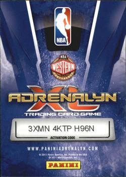 2010-11 Panini Adrenalyn XL #102 Brandan Wright Back