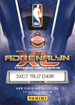 2010-11 Panini Adrenalyn XL #118 Randy Foye Back