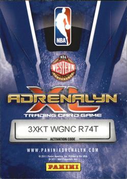 2010-11 Panini Adrenalyn XL #127 Pau Gasol Back