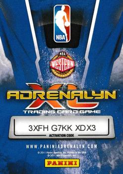 2010-11 Panini Adrenalyn XL #144 Donte Greene Back