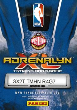 2010-11 Panini Adrenalyn XL - Ultimate Signature #U15 Tyreke Evans Back