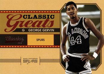 2010-11 Panini Classics - Classic Greats #28 George Gervin Front