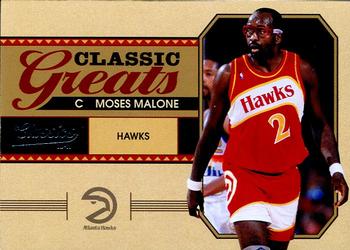 2010-11 Panini Classics - Classic Greats Platinum #30 Moses Malone Front