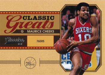 2010-11 Panini Classics - Classic Greats Silver #29 Maurice Cheeks Front