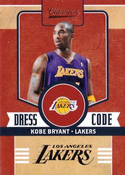 2010-11 Panini Classics - Dress Code #1 Kobe Bryant Front