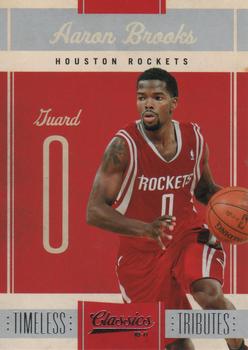 2010-11 Panini Classics - Timeless Tributes Silver #14 Aaron Brooks Front