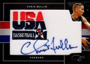 2010-11 Panini Elite Black Box - USA Basketball Patches Signatures #2 Chris Mullin Front