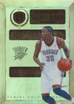 2010-11 Panini Gold Standard - Gold Bars #1 Kevin Durant Front