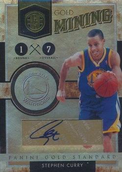 2010-11 Panini Gold Standard - Gold Mining Signatures #9 Stephen Curry Front