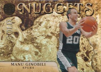 2010-11 Panini Gold Standard - Gold Nuggets #45 Manu Ginobili Front