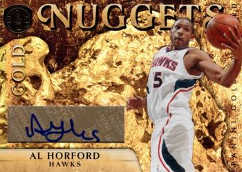 2010-11 Panini Gold Standard - Gold Nuggets Signatures #44 Al Horford Front