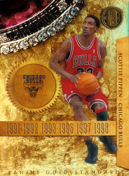 2010-11 Panini Gold Standard - Gold Rings #6 Scottie Pippen Front