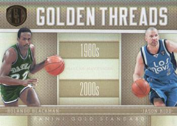 2010-11 Panini Gold Standard - Golden Threads #5 Rolando Blackman / Jason Kidd Front