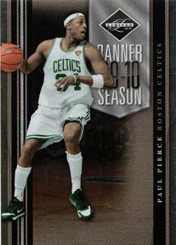 2010-11 Panini Limited - Banner Season #20 Paul Pierce Front