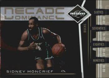2010-11 Panini Limited - Decade Dominance #8 Sidney Moncrief Front
