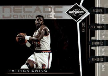 2010-11 Panini Limited - Decade Dominance #13 Patrick Ewing Front