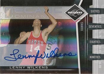 2010-11 Panini Limited - Decade Dominance Signatures #3 Lenny Wilkens Front