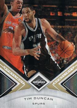 2010-11 Panini Limited - Gold Spotlight #69 Tim Duncan Front