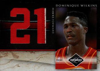 2010-11 Panini Limited - Jumbo Jersey Numbers Prime #19 Dominique Wilkins Front