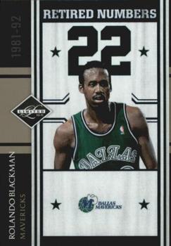 2010-11 Panini Limited - Retired Numbers #3 Rolando Blackman Front