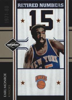 2010-11 Panini Limited - Retired Numbers #10 Earl Monroe Front