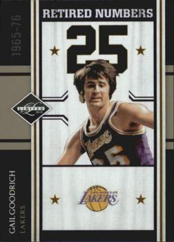 2010-11 Panini Limited - Retired Numbers #14 Gail Goodrich Front