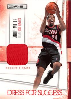 2010-11 Panini Rookies & Stars - Dress for Success Materials #2 Andre Miller Front