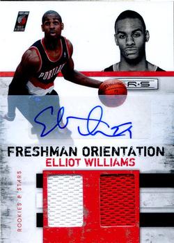 2010-11 Panini Rookies & Stars - Freshman Orientation Double Materials Signatures #20 Elliot Williams Front
