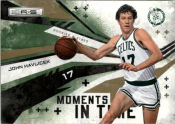 2010-11 Panini Rookies & Stars - Moments in Time Gold #4 John Havlicek Front
