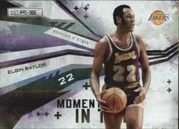 2010-11 Panini Rookies & Stars - Moments in Time Holofoil #2 Elgin Baylor Front