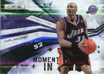 2010-11 Panini Rookies & Stars - Moments in Time Holofoil #12 Karl Malone Front