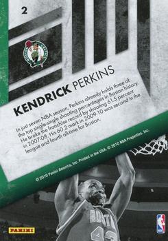 2010-11 Panini Rookies & Stars - Sharp Shooters #2 Kendrick Perkins Back